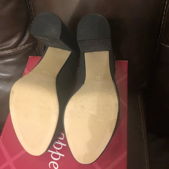 Suede type MARY Jane square heels - Picture 4 of 8